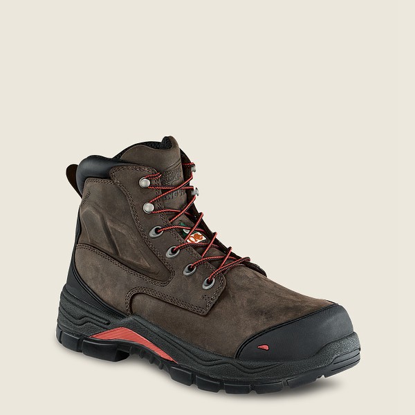 Botas de Seguridad Red Wing Hombre Grises Oscuro - King Toe® Adc - 6-Inch Insulated Waterproof Csa T